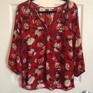 Delicate floral top